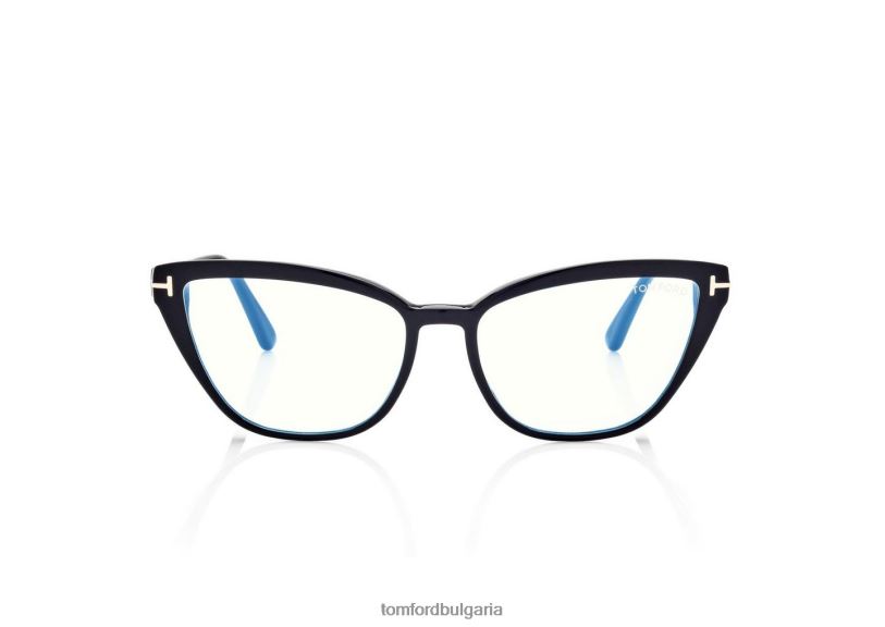 Жени очила син блок котешко око оптика черен TOM FORD B880D2188