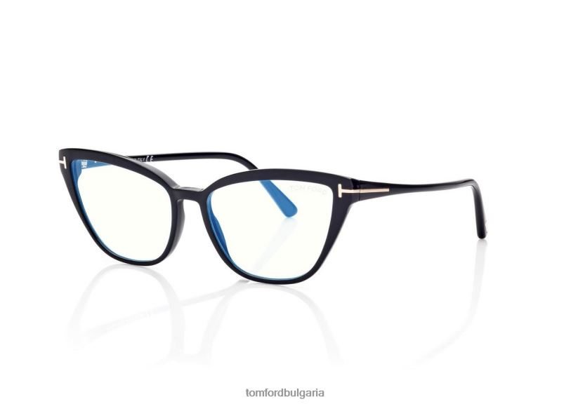 Жени очила син блок котешко око оптика черен TOM FORD B880D2188