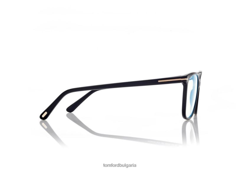 Жени очила син блок мек квадрат оптика черен TOM FORD B880D2190
