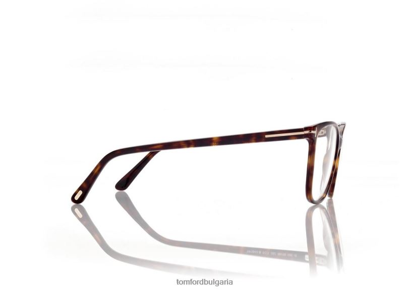 Жени очила син блок мек квадрат оптика тъмна Хавана TOM FORD B880D2191