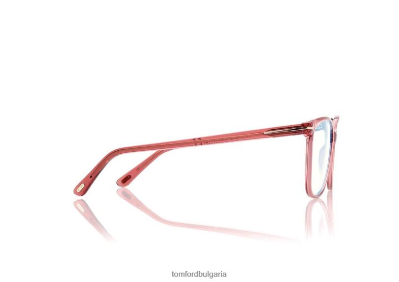 Жени очила син блок мек квадрат оптика прозрачно розово TOM FORD B880D2192