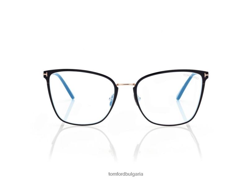Жени очила син блок мека оптика тип пеперуда черен TOM FORD B880D2197