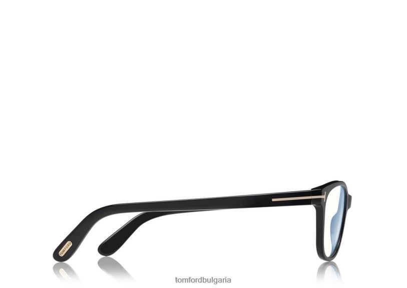 Жени очила син блок мек квадрат оптика черен TOM FORD B880D2206