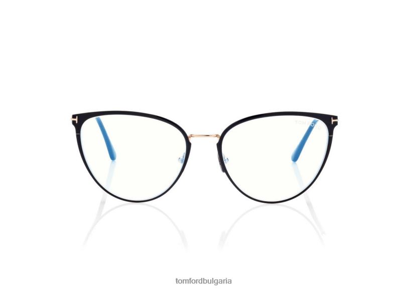 Жени очила син блок котешко око оптика черен TOM FORD B880D2214