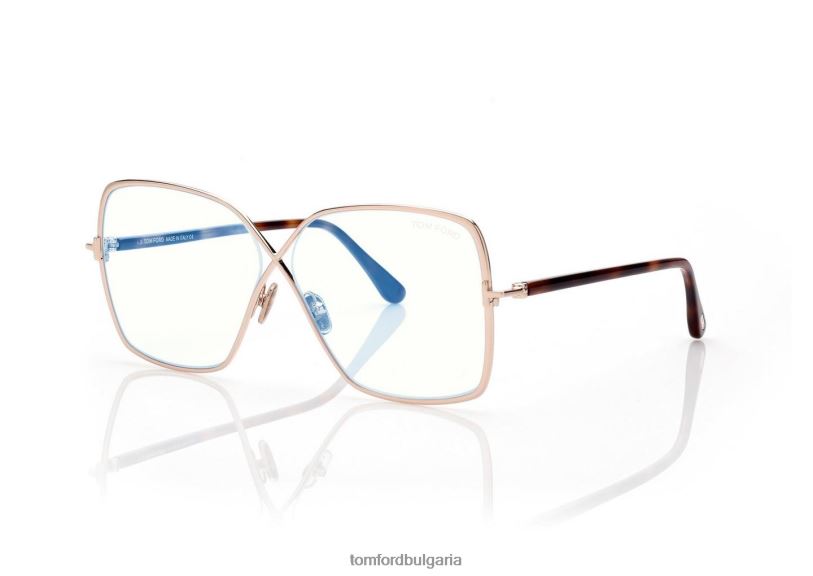 Жени очила син блок пеперуда оптика злато TOM FORD B880D2226