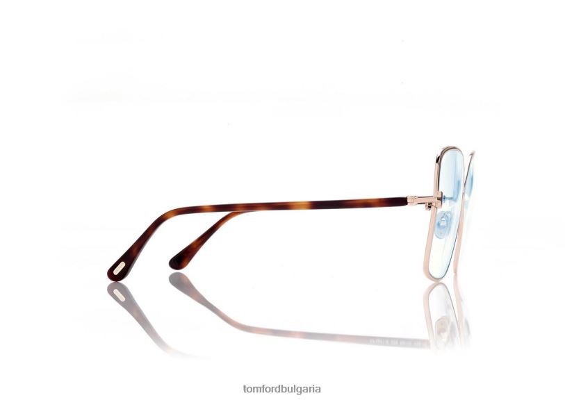 Жени очила син блок пеперуда оптика злато TOM FORD B880D2226