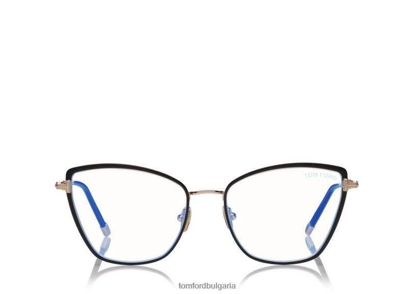 Жени очила син блок мека оптика котешко око черен TOM FORD B880D2230