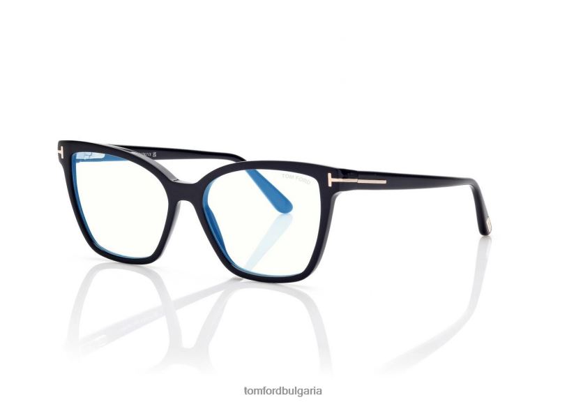 Жени очила син блок котешко око оптика черен TOM FORD B880D2236
