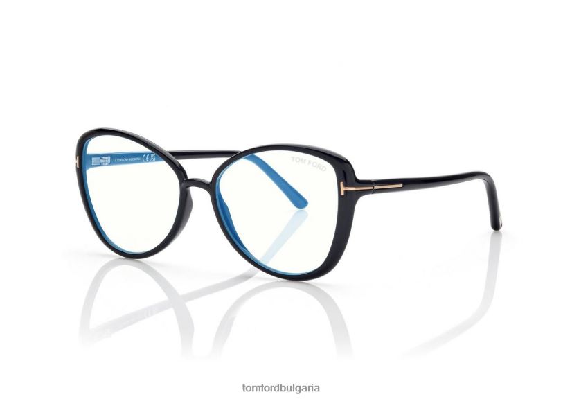 Жени очила син блок пеперуда оптика черен TOM FORD B880D2238