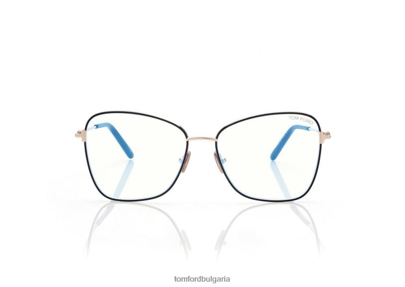 Жени очила син блок пеперуда оптика черен TOM FORD B880D2239