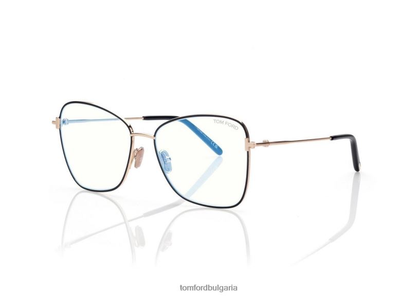 Жени очила син блок пеперуда оптика черен TOM FORD B880D2239