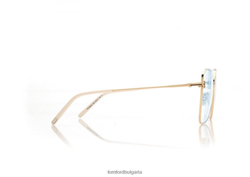 Жени очила син блок пеперуда оптика паладий TOM FORD B880D2240