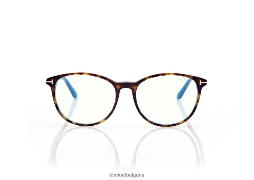 Жени очила син блок мека оптика котешко око тъмна Хавана TOM FORD B880D2242