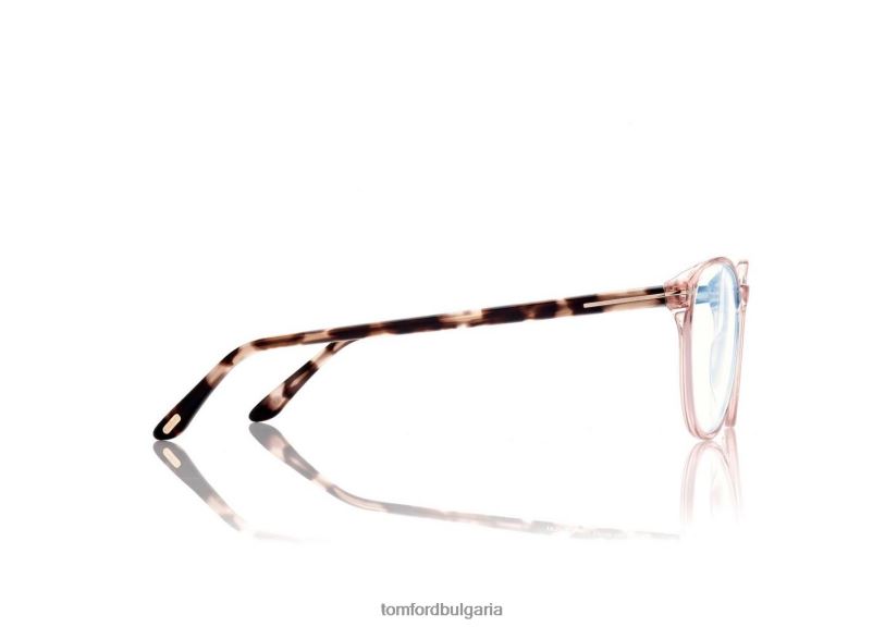 Жени очила син блок мека оптика котешко око розово-ледено бяло TOM FORD B880D2243
