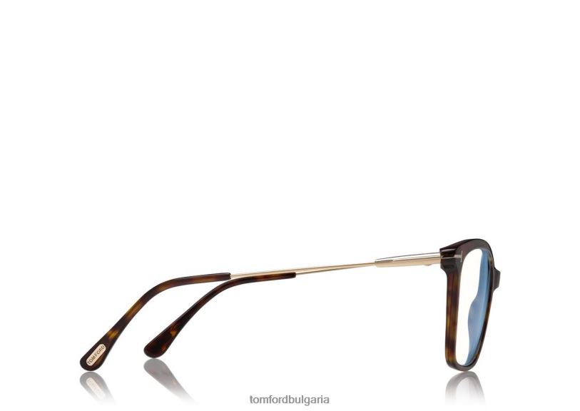 Жени очила син блок котешко око оптика тъмна Хавана TOM FORD B880D2248