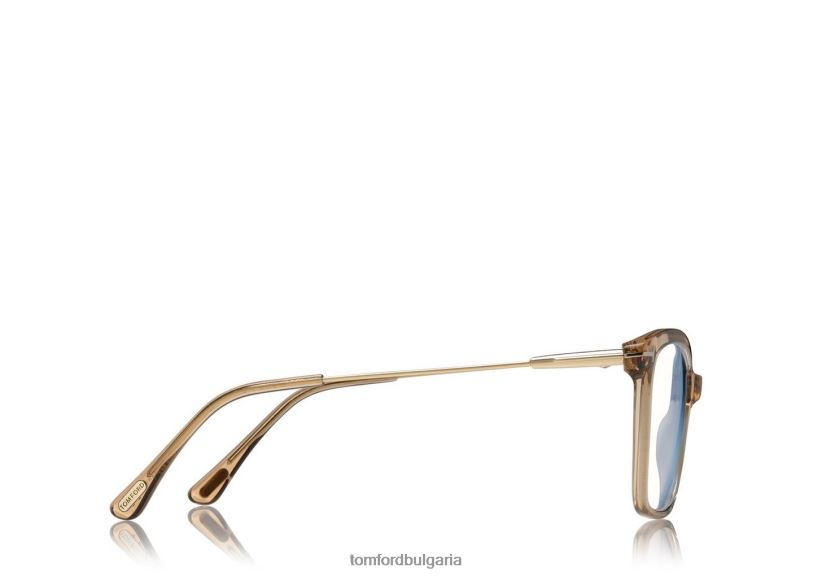 Жени очила син блок котешко око оптика опал мед TOM FORD B880D2249