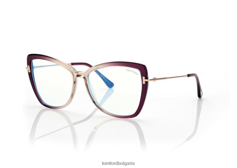 Жени очила син блок пеперуда оптика виолетово TOM FORD B880D2250