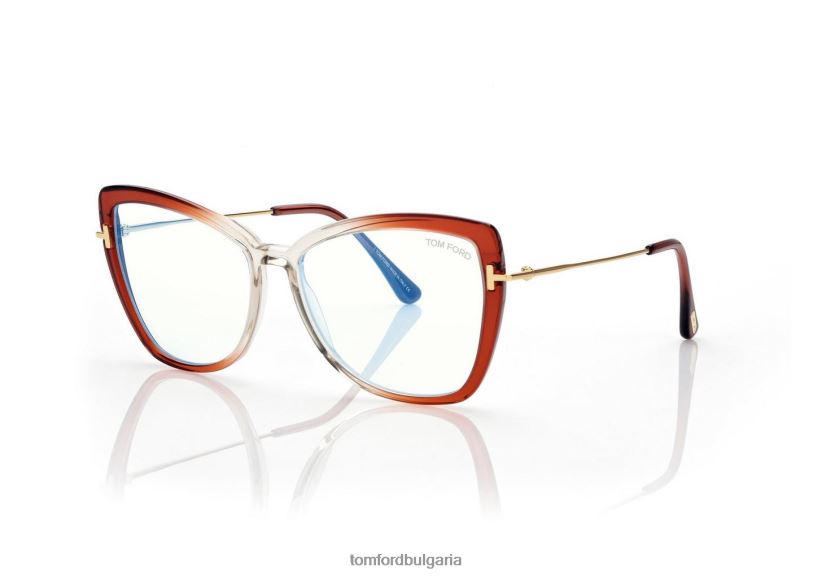 Жени очила син блок пеперуда оптика оранжево/друго TOM FORD B880D2251