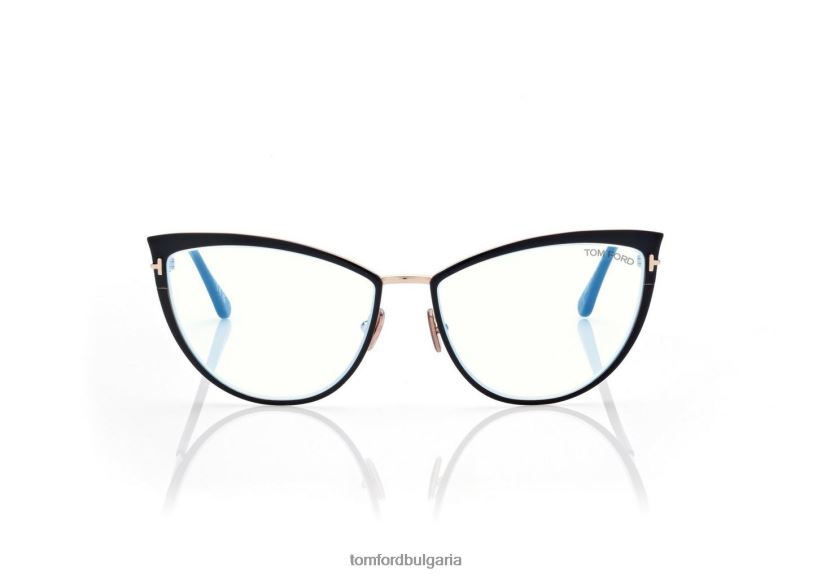 Жени очила син блок котешко око оптика черен TOM FORD B880D2252