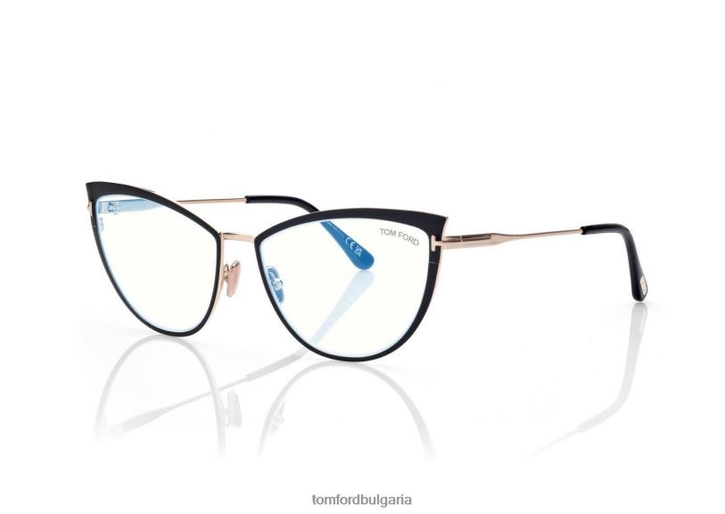 Жени очила син блок котешко око оптика черен TOM FORD B880D2252