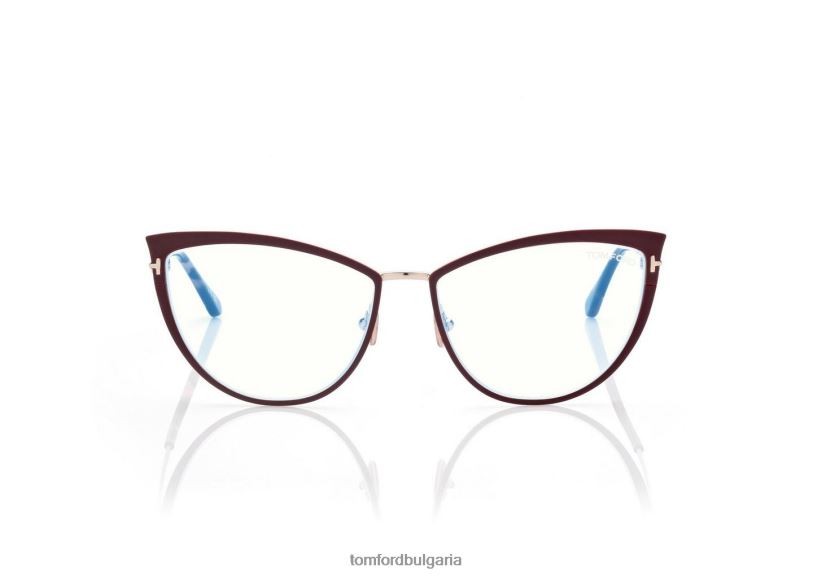 Жени очила син блок котешко око оптика червен TOM FORD B880D2253
