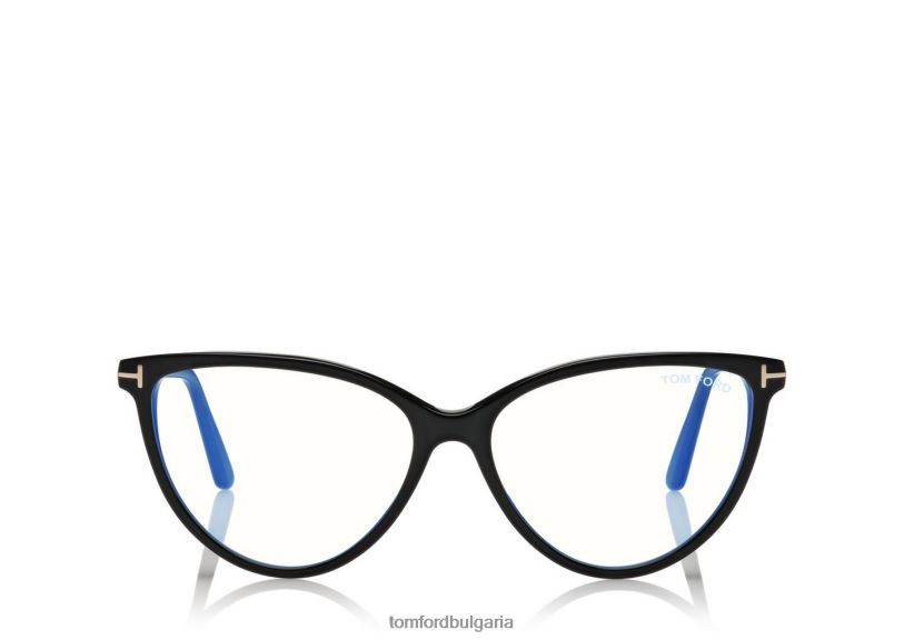 Жени очила син блок котешко око оптика мода TOM FORD B880D2254