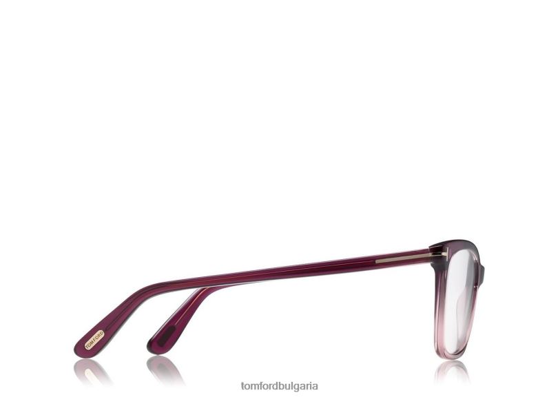 Жени очила тънка оптична рамка тип пеперуда виолетово TOM FORD B880D2258