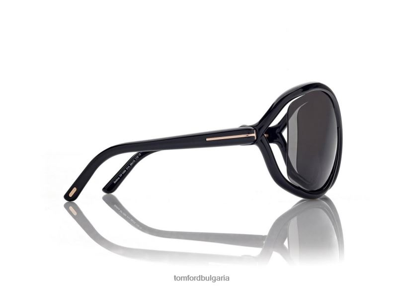 Жени очила слънчеви очила Bettina черен TOM FORD B880D2091