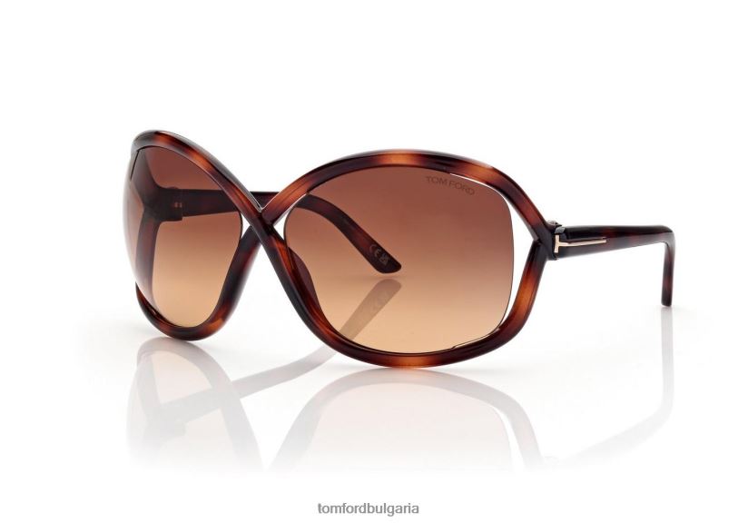 Жени очила слънчеви очила Bettina тъмна Хавана TOM FORD B880D2092