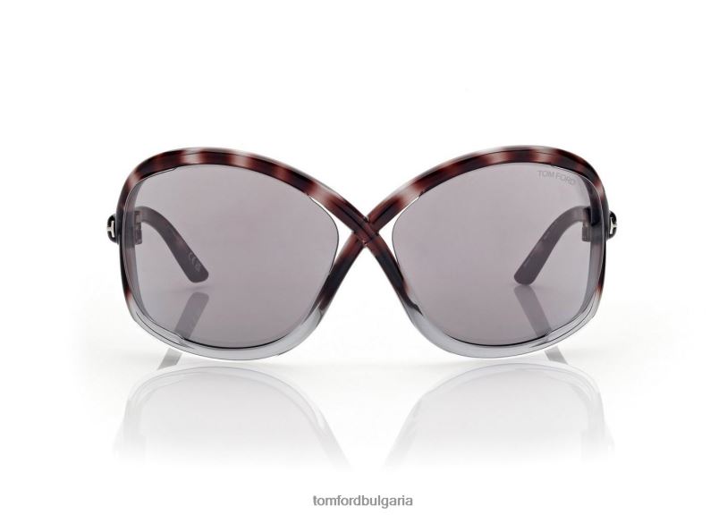 Жени очила слънчеви очила Bettina градиент Хавана TOM FORD B880D2093