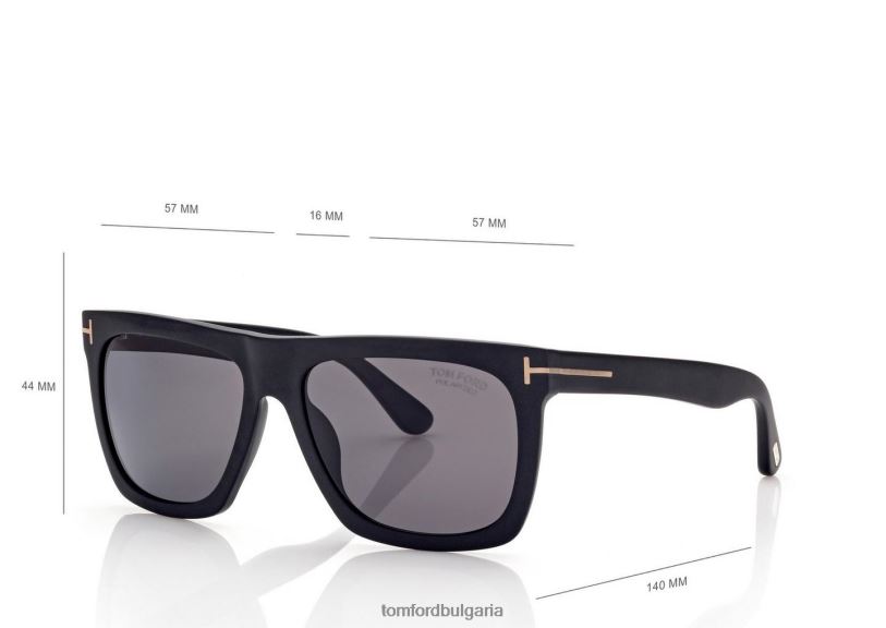 Жени очила поляризирани слънчеви очила Morgan черен TOM FORD B880D2088