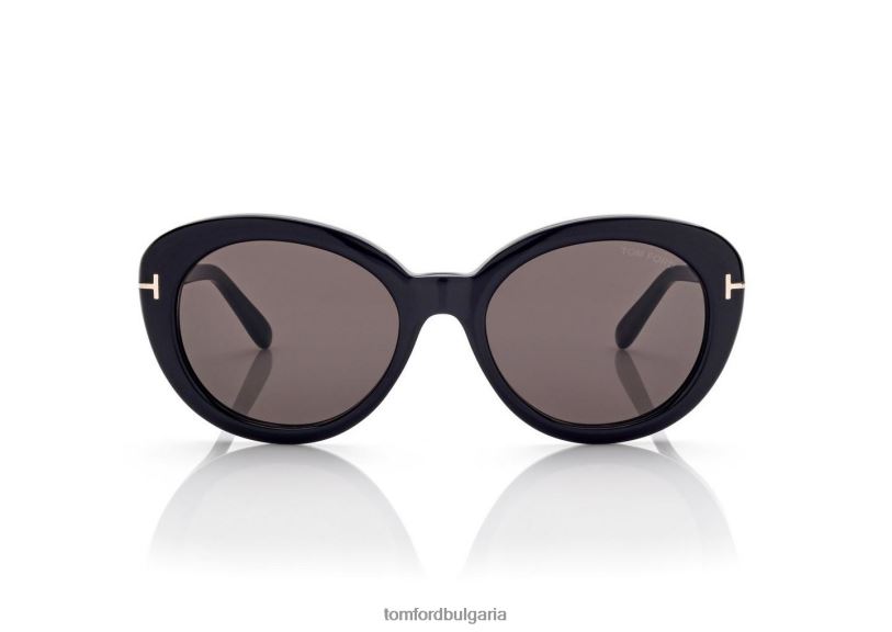 Жени очила лилия слънчеви очила черен TOM FORD B880D2102