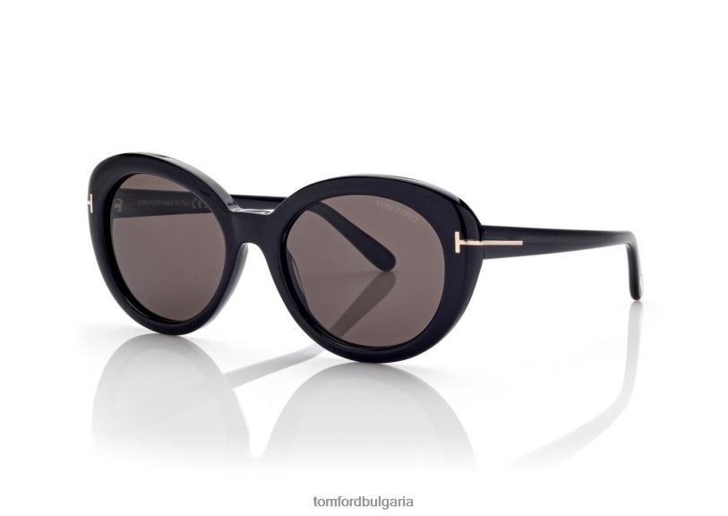 Жени очила лилия слънчеви очила черен TOM FORD B880D2102