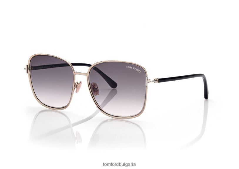 Жени очила папрат слънчеви очила злато TOM FORD B880D2118