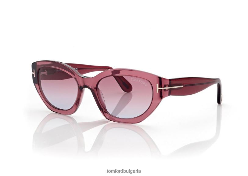 Жени очила пени слънчеви очила блестящо червено/виолетово TOM FORD B880D2162