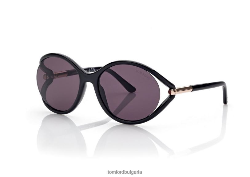 Жени очила мелодични слънчеви очила черен TOM FORD B880D2171