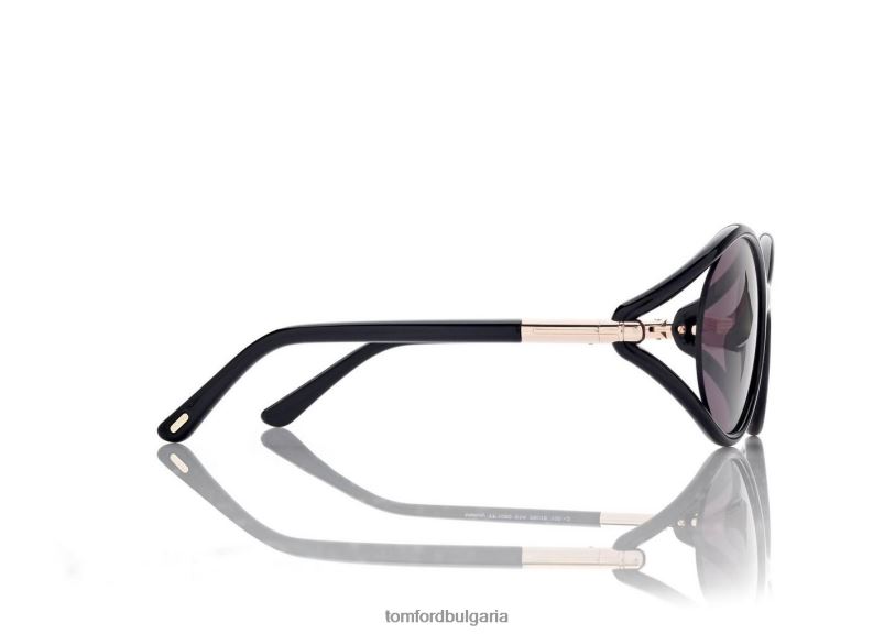 Жени очила мелодични слънчеви очила черен TOM FORD B880D2171