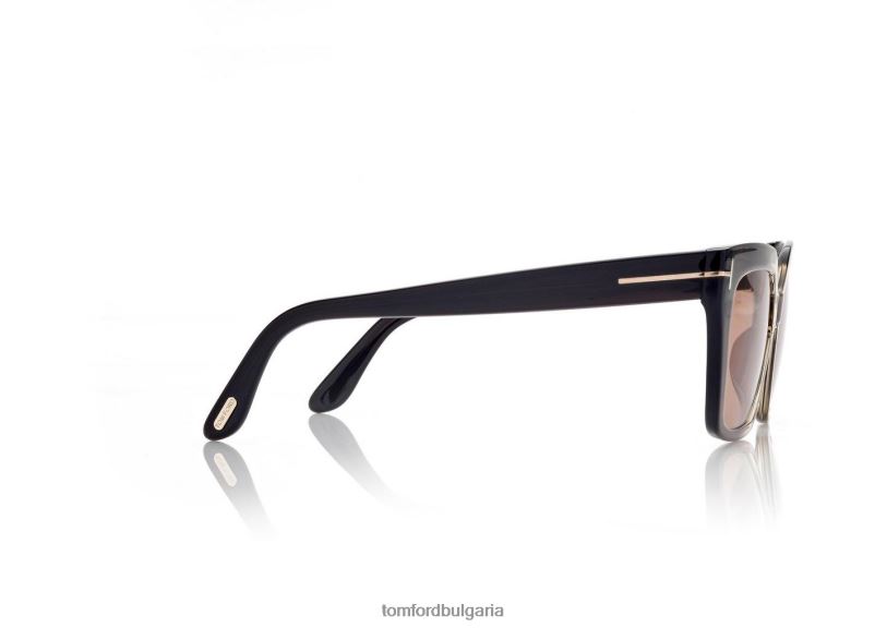 Жени очила слънчеви очила Winona светло кафяво/друго/roviex TOM FORD B880D2079