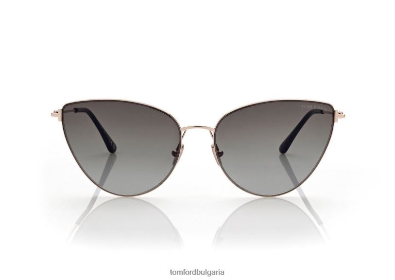 Жени очила слънчеви очила anais злато TOM FORD B880D2167