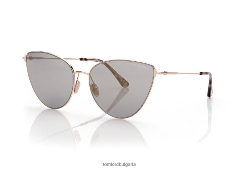 Жени очила слънчеви очила anais златно/опушено огледало TOM FORD B880D2170