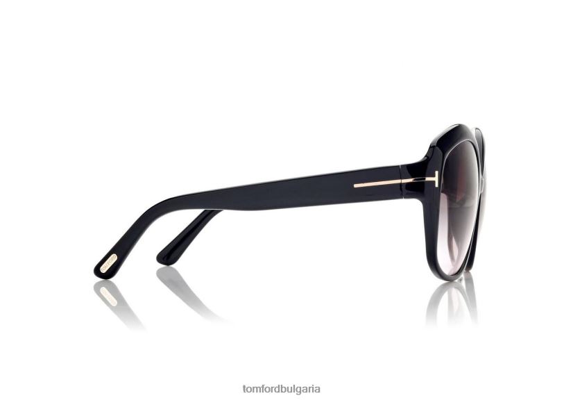 Жени очила слънчеви очила chiara черен TOM FORD B880D2115