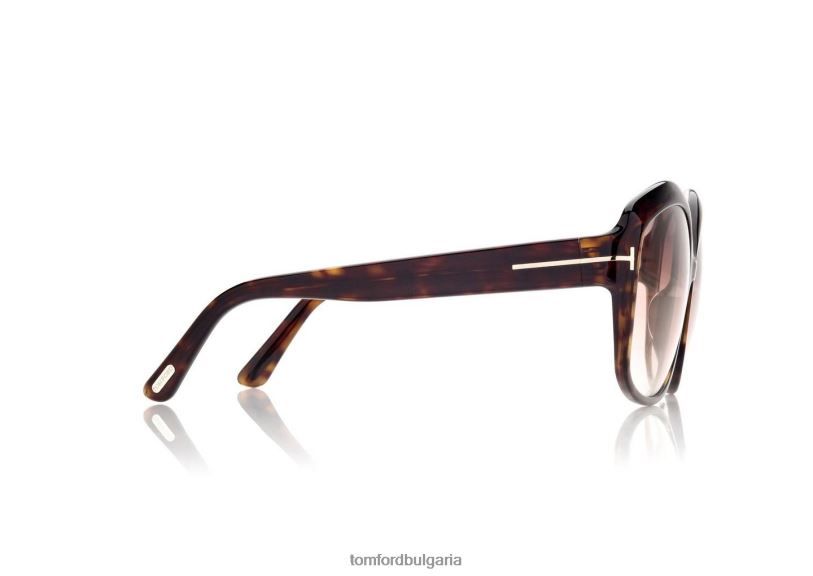 Жени очила слънчеви очила chiara тъмна Хавана TOM FORD B880D2116