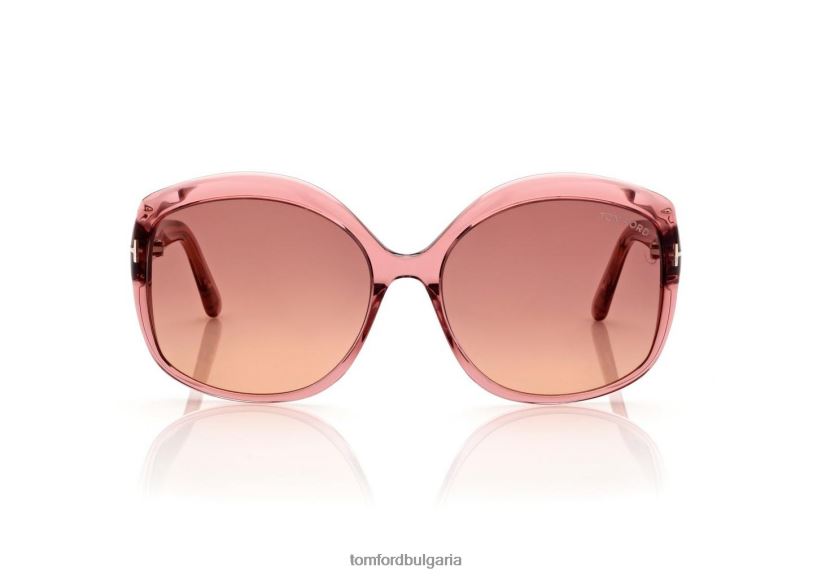 Жени очила слънчеви очила chiara розово TOM FORD B880D2117