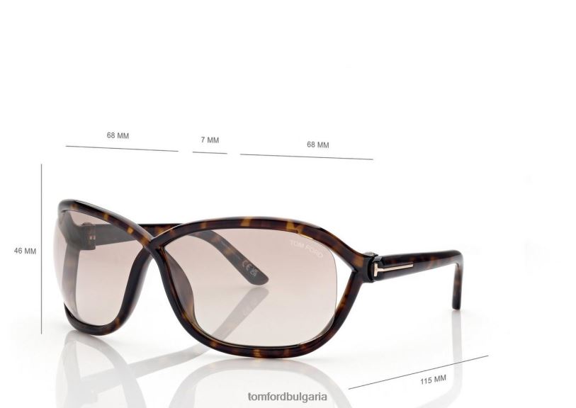 Жени очила слънчеви очила fernanda Хавана TOM FORD B880D2139
