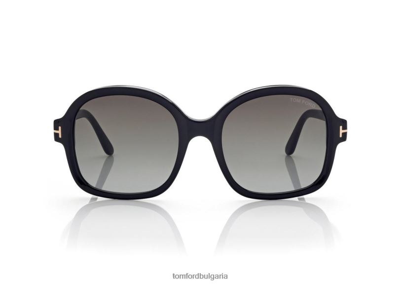 Жени очила слънчеви очила hanley черен TOM FORD B880D2163