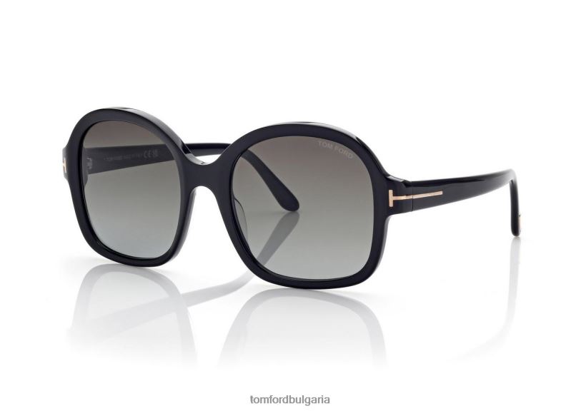 Жени очила слънчеви очила hanley черен TOM FORD B880D2163