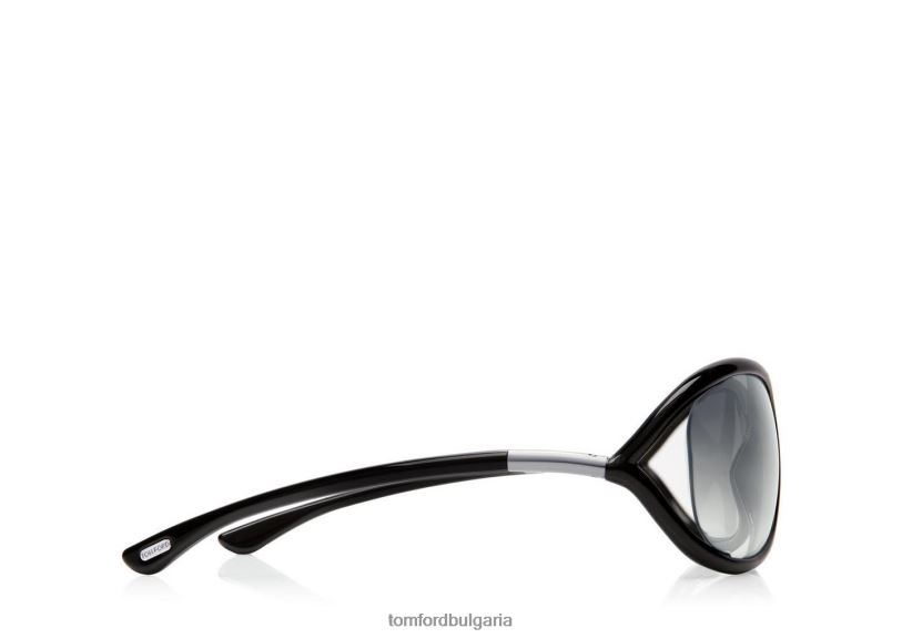 Жени очила меки квадратни слънчеви очила jennifer черен TOM FORD B880D2074