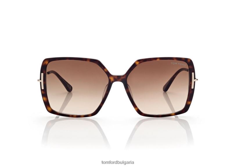Жени очила слънчеви очила joanna тъмна Хавана TOM FORD B880D2098