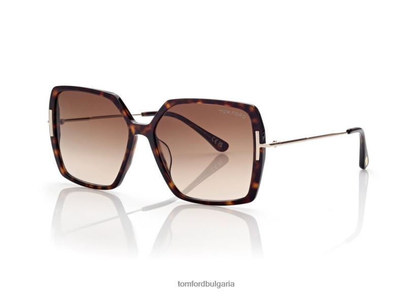 Жени очила слънчеви очила joanna тъмна Хавана TOM FORD B880D2098