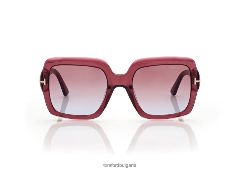 Жени очила слънчеви очила kaya блестящо червено/виолетово TOM FORD B880D2087